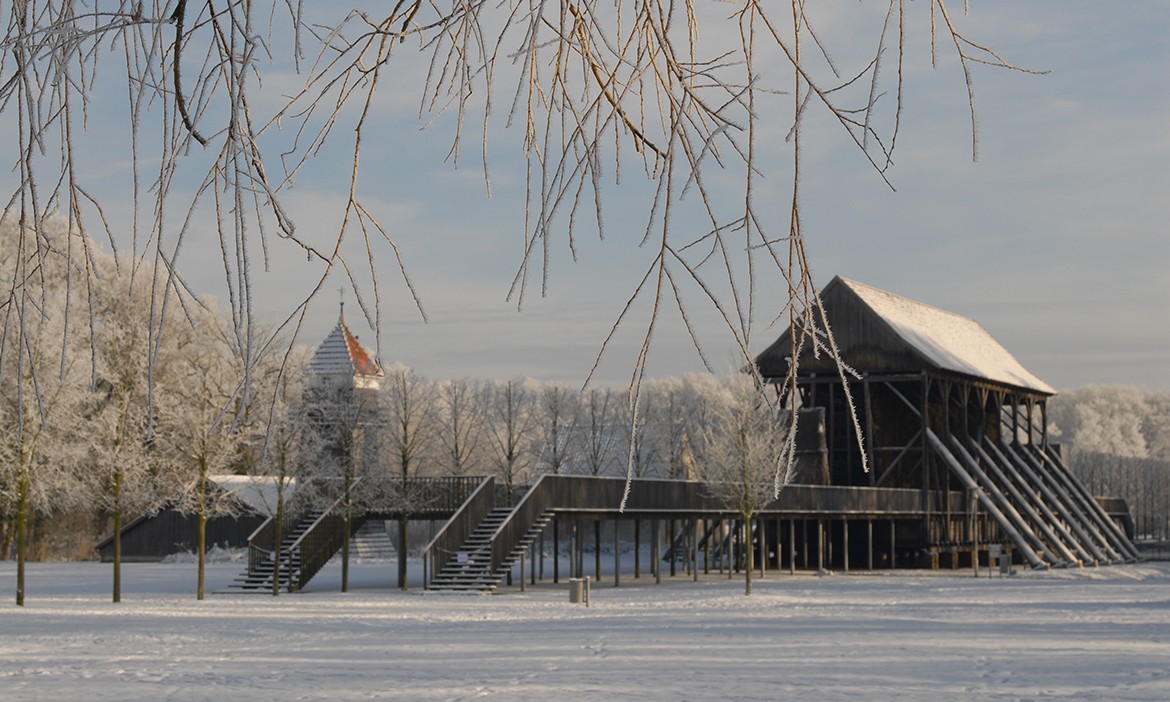 Bentlage, Saline im Winter