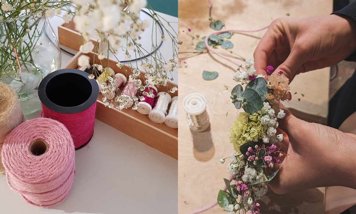 DIY-Workshop Blumenbinden