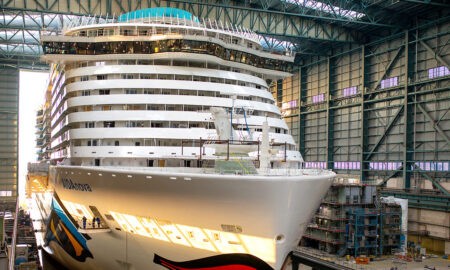 Meyer Werft Papenburg: Neubau eines Schiffes der AIDA-Linie