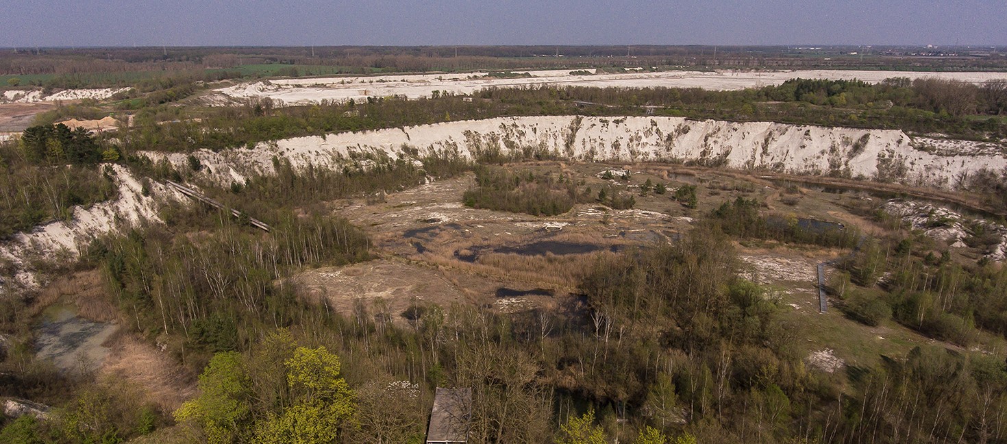 Die Mergelgrube im Gebiet Natura 2000 auf dem Natura Trail Hannover