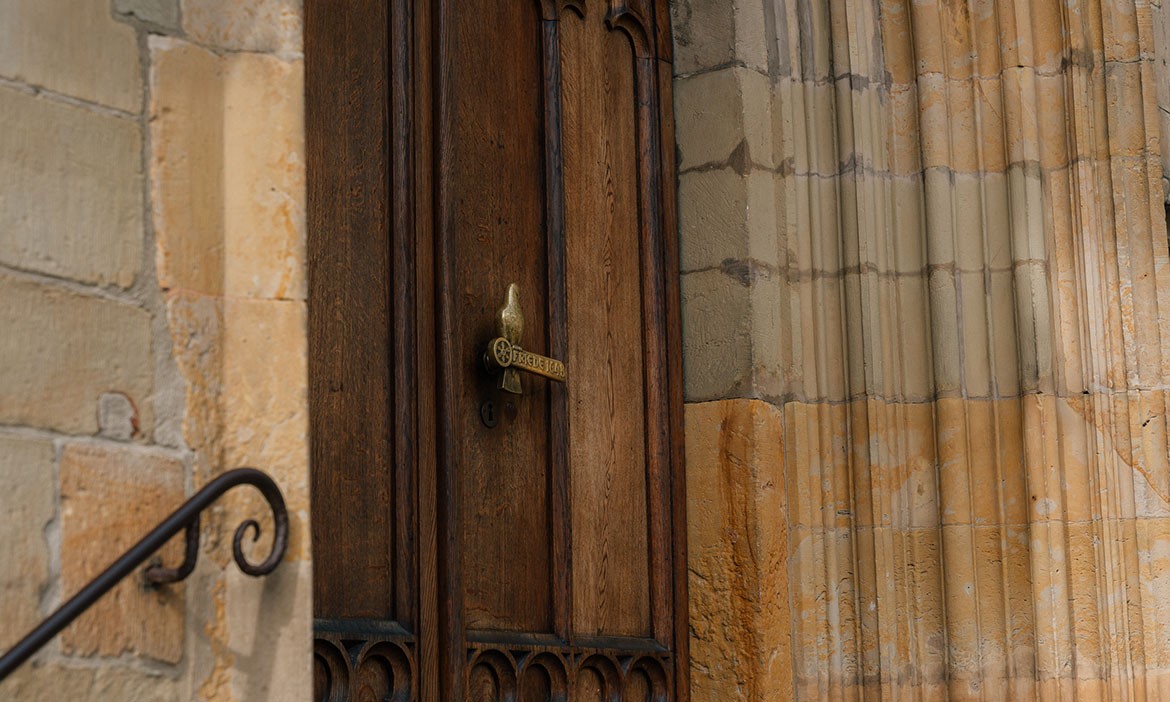 Das Rathaus des Westfälischen Friedens Osnabrück: die Friedensklinke