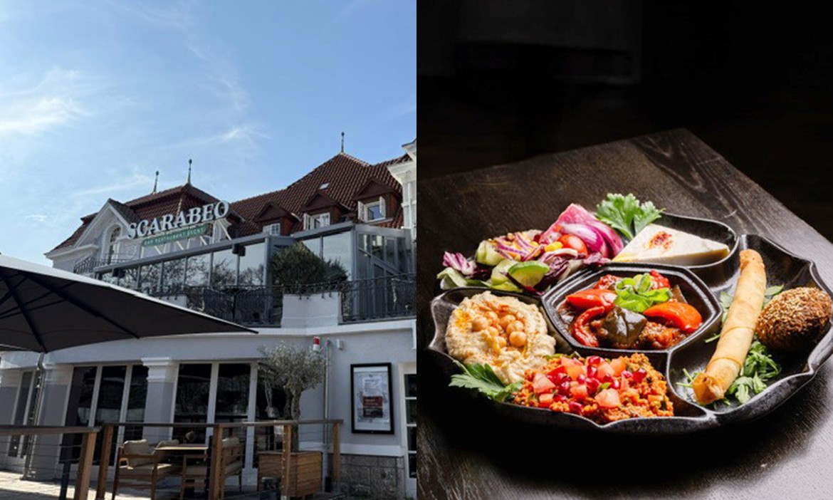 Stadttheater und Scarabeo Minden: das Restaurant von außen / Gericht