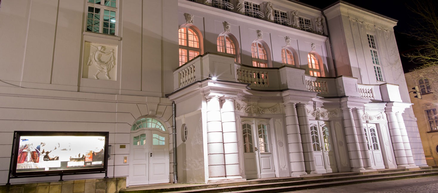 Stadttheater und Scarabeo Minden: das Stadttheater von außen