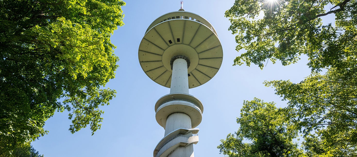 Runde durch Porta Westfalica: Der Fernsehturm mit Aussichtsplattform