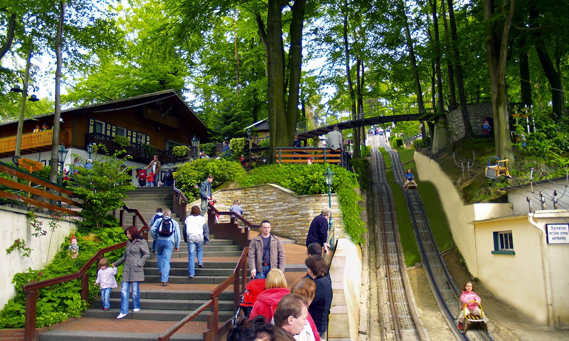 Sommerrodelbahn und Märchenwald Ibbenbüren: die Sommerrodelbahn