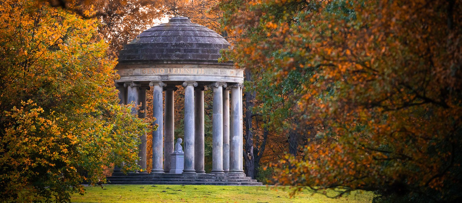 Leibniz-Rundgang in Hannover: der Leibniztempel