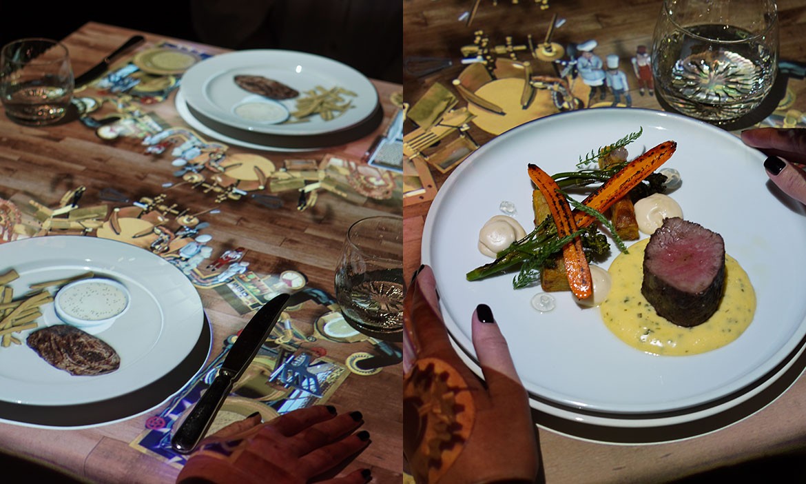 Erlebnisgastronomie im „Le Petit Chef“: Projektionen und französischer Hauptgang