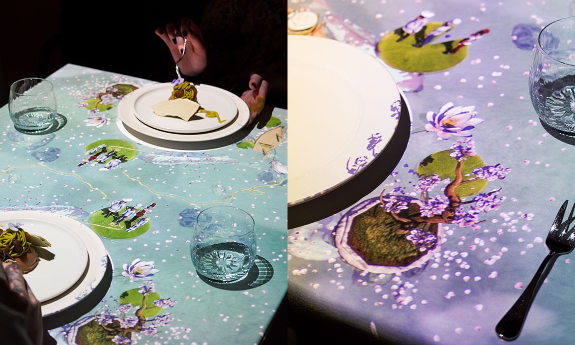 Erlebnisgastronomie im „Le Petit Chef“: Projektionen und japanisches Dessert