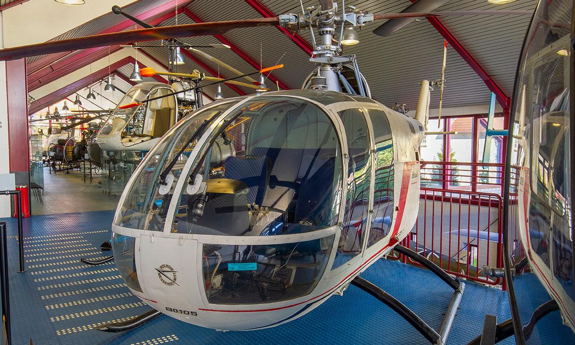 Hubschraubermuseum Bückeburg: Helikopter MBB Bölkow Bo 105 V3 