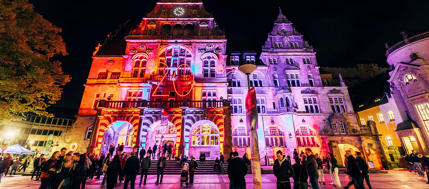 Nachtansichten Bielefeld: das Alte Rathaus